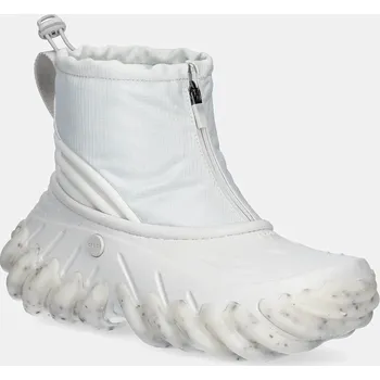 Dámské pantofle Boty Crocs Echo Boot Z Shield dámské, šedá barva, na plochém podpatku, lehce zateplené, 210315 210315.1NK 09X, EUR 37/38