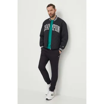 Pánská softshellová bunda Bomber bunda Champion černá barva, přechodná, 219897 99X, vel. M