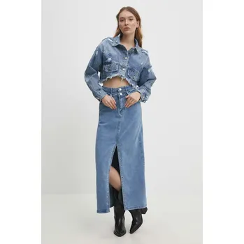 Dámská sukně Džínová sukně Answear.LAB maxi TR233.HWK modrá 55X, vel. S