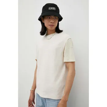 Tričko American Vintage MZAO01A béžová 01X, vel. S