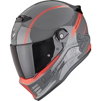 Helma na motorku SCORPION přilba COVERT FX Danko grey/red - 2XL