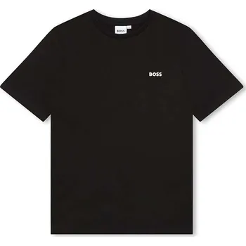 Chlapecké tričko Dětské bavlněné tričko BOSS J25P23.114.150 černá 99X, vel. 126