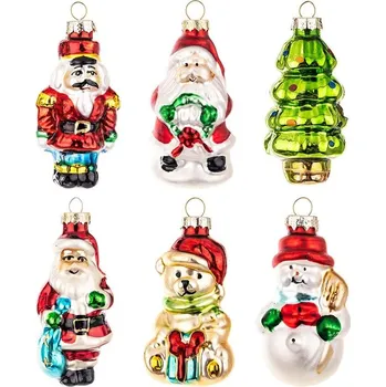 Vánoční dekorace Sada vánočních ozdob 6-pack 147165 vícebarevná MLC