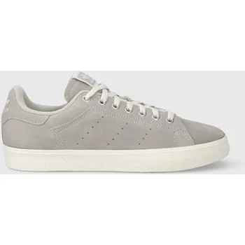 Pánské tenisky Semišové tenisky adidas Originals Stan Smith CS šedá barva, ID2040 90X, EUR 41 1/3