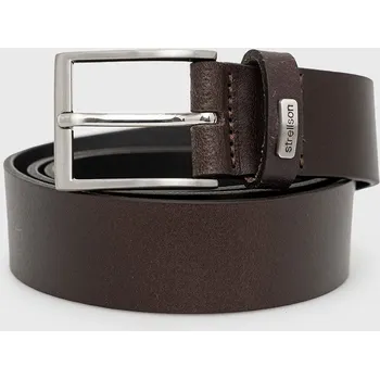 Opasek Kožený pásek Strellson pánský, hnědá barva, 3061 3061.NOS 89X, vel. 95