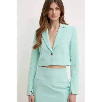 Dámské sako Sako Morgan VERA.F tyrkysová barva, VERA.F VERA.F.JADE 60X, vel. 40