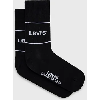 Pánské ponožky Ponožky Levi's 37157.0666 černá 99X, vel. 43/46