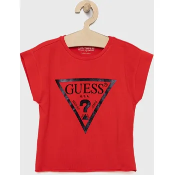 Dívčí tričko Guess - Dětské tričko J81I15.J1311 červená 33X, vel. 128-140
