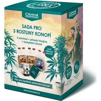 Hnojivo Canna Starter sada pro 3 rostliny - obsahuje semena