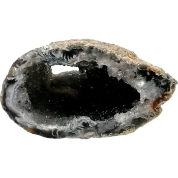 Sběratelství Achát peříčkový větší 100 g – harmonizující kámen klidu, ochrany a rovnováhy