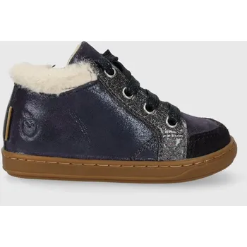 Chlapecké tenisky Dětské semišové sneakers boty Shoo Pom tmavomodrá barva P4BIAY0404 59X, EUR 23