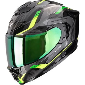 Helma na motorku SCORPION přilba EXO-1500 AIR Sleek black/green - XS
