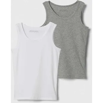 Chlapecké tričko Dětské tričko United Colors of Benetton 2-pack šedá barva 3OP80H014.G.CONTIN.9BYX 90X, vel. 122