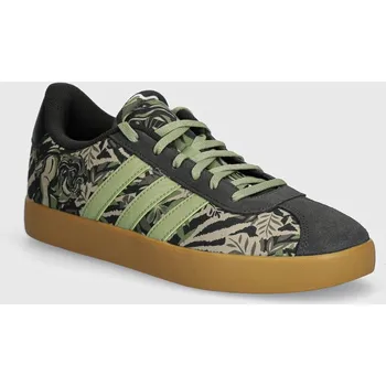 Chlapecká obuv Dětské sneakers boty adidas VL COURT LionKing zelená barva, IF4086 81X, EUR 31.5