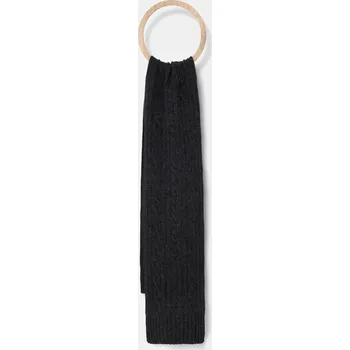 Šála Šála Sisley šedá barva, 1244SU00G 90Y, vel. ONE SIZE