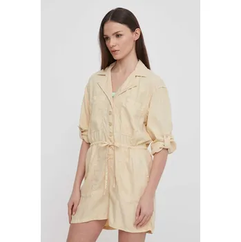 Dámský overall Overal Pepe Jeans Elison PL230479 béžová 80X, vel. XS