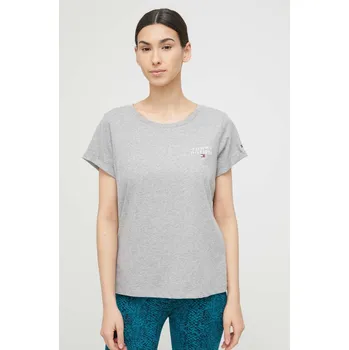 Pánské tričko Bavlněné tričko Tommy Hilfiger šedá barva, UW0UW04525 UW0UW04525.PPYX 90X, vel. L