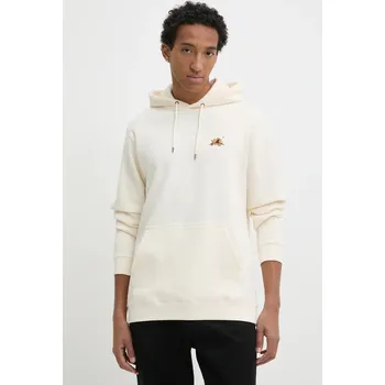 Pánská mikina Mikina Rip Curl SURF REVIVAL pánská, béžová barva, s kapucí, hladká, 05VMFL 01X, vel. M