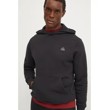 Pánská mikina Bavlněná mikina Reebok Classic Basketball pánská, černá barva, s kapucí, hladká, 100075817 99X, vel. M