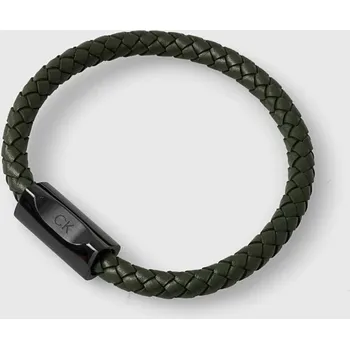 Náramek Kožený náramek Calvin Klein 35000572 zelená 79X, vel. ONE SIZE