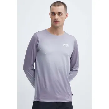 Pánské tričko Sportovní tričko s dlouhým rukávem Picture Osborn Printed fialová barva, vzorovaný, MTS1074 45X, vel. M