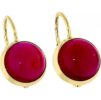 Náušnice Goldstore Zlaté náušnice brus kamene mugle Váha: 4.20 g