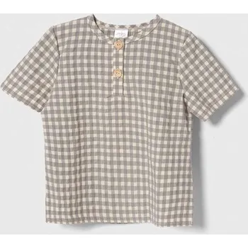 Dětské bavlněné tričko Jamiks šedá barva FATI.II.or.Blu.JLG084.B 09X, vel. 110