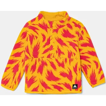Chlapecká mikina Dětská fleecová mikina Burton CINDER žlutá barva, 238411 238411.G 18X, vel. 80-86