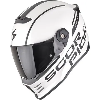 Helma na motorku SCORPION přilba COVERT FX Danko matt pearl white/black - 2XL