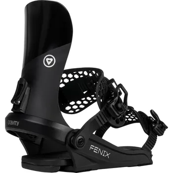Vázání na snowboard GRAVITY FENIX Black 24/25 Velikost: S