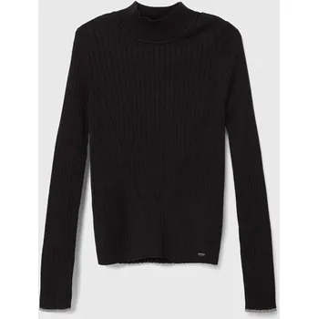 Dívčí svetr Dětský svetr Pepe Jeans černá barva PG701069 99X, vel. 152