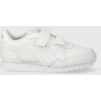 Chlapecká obuv Dětské sneakers boty Puma ST Runner v3 L V PS bílá barva 384905 00X, EUR 32.5