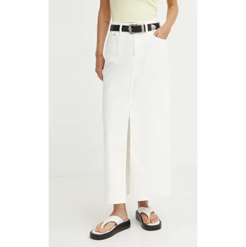 Dámská sukně Džínová sukně G-Star béžová barva, maxi, D24385-D551 D24385.D551 01X, vel. 28