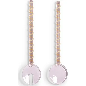 Příbor Salátové lžíce &k amsterdam sling pink 2-pack růžová barva 2189.02 03X