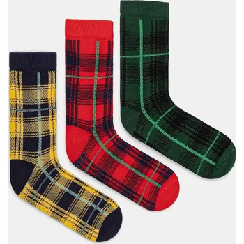 Pánské ponožky Ponožky United Colors of Benetton 3-pack více barev, 6AO30703W 6AO30703W.G.Seasonal vícebarevná MLC, vel. 25/29