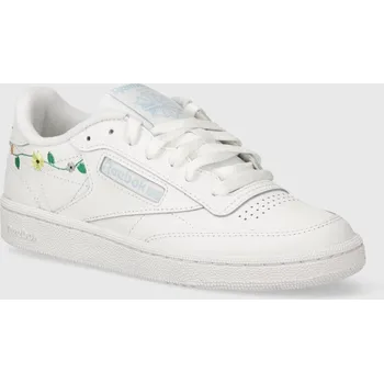 Pánská obuv Kožené tenisky Reebok Classic CLUB C 85 100202092 bílá 00X, EUR 36