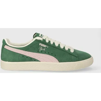 Pánská obuv Semišové tenisky Puma Clyde OG 391962 zelená 77X, EUR 45