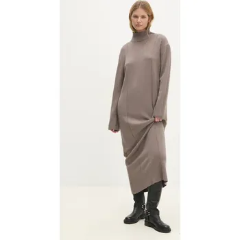 Dámské šaty Šaty Answear.LAB šedá barva, maxi 893324.ilk 90X, vel. S/M