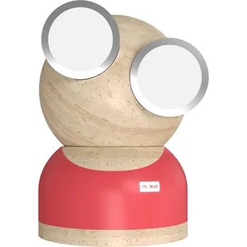 Lampička Noční LED lampička Design Nest Mr Watt Goggle KB693MRWATTWOODRED červená 33X