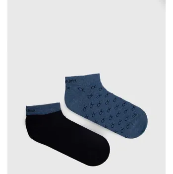 Pánské ponožky Ponožky Calvin Klein 2-pack pánské, černá barva, 701218715 701218715.NOS 59X, vel. 43/46
