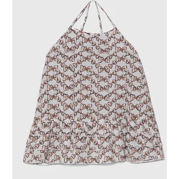 Dámské šaty Dětské bavlněné šaty United Colors of Benetton 41ZY0V007.G.Seasonal bílá 00X, vel. 160