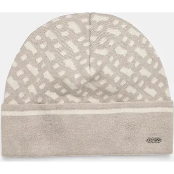 Čepice Čepice BOSS 50524295 béžová 12X, vel. ONE SIZE