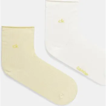 Ponožky Calvin Klein 2-pack 701229681.NOS žlutá 10X, vel. 39/42