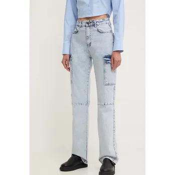 Dámské džíny Džíny Answear.LAB dámské, high waist 70832.TWK modrá 55X, vel. S