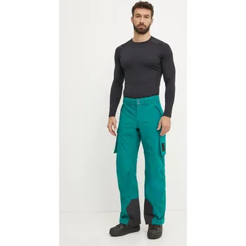 Snowboardové kalhoty Lyžařské kalhoty Helly Hansen ULLR D zelená barva, 65881 06A, vel. S