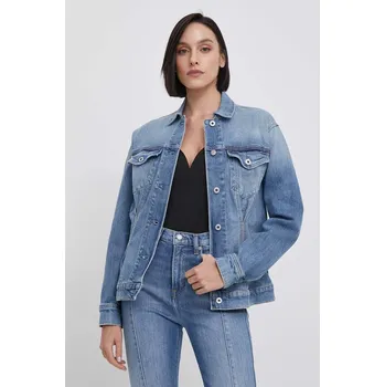 Dámská casual bunda Džínová bunda Pepe Jeans FREYA PL402381 modrá 55X, vel. S