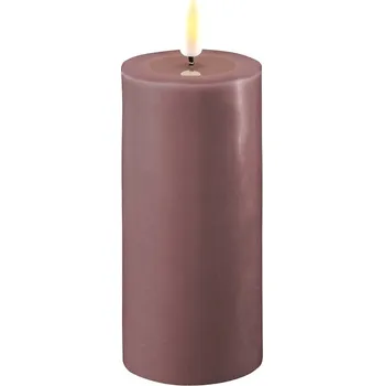 Svíčka LED svíčka Deluxe Homeart 5 x 10 cm RF.0148 růžová 34X