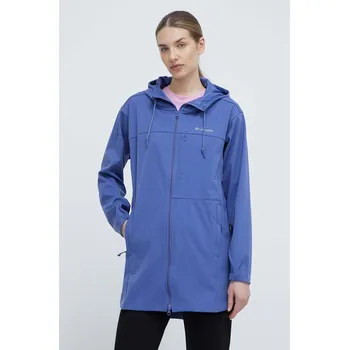 Pánská softshellová bunda Bunda Columbia Flora Park dámská, zelená barva, přechodná, 2034781 55X, vel. M