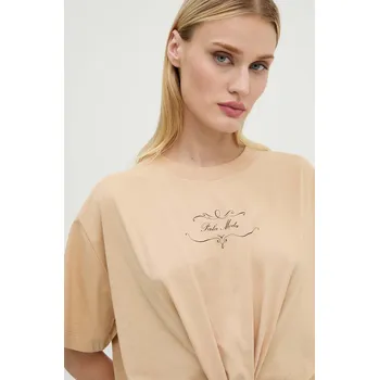 Pánské tričko Bavlněné tričko Moschino Jeans 0701.8733 béžová 80X, vel. M