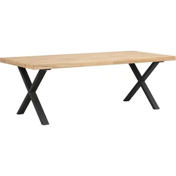 Jídelní stůl Rowico Masivní jídelní stůl, rozkládací, přírodní dub, 220x95 cm, Brooklyn